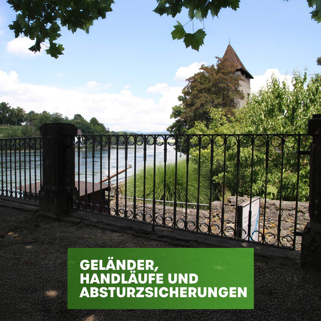 Sicherheit trifft zeitlose Ästhetik: Geländer, Handläufe & Absturzsicherungen! - Ob Treppe, Balkon, Terrasse oder bodentiefe Fenster – verlässlicher Schutz und ansprechendes Design gehören für uns untrennbar zusammen. Bei der Kaufmann Söhne GmbH in Rheinfelden fertigen und montieren wir massgeschneiderte Lösungen, die höchste Sicherheitsstandards erfüllen und sich harmonisch in jede Architektur einfügen.